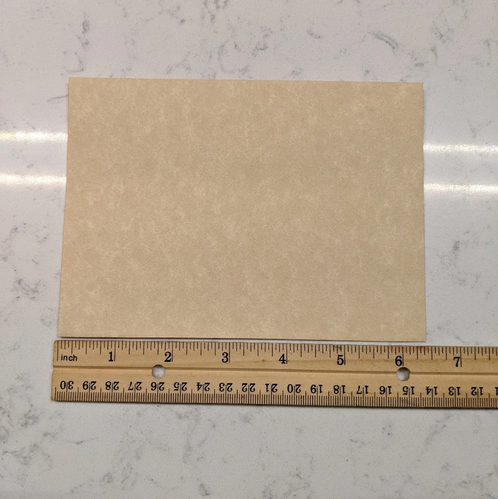 100 Pack Cream Brown A6 Invitation Envelopes Set - 4 3/4
